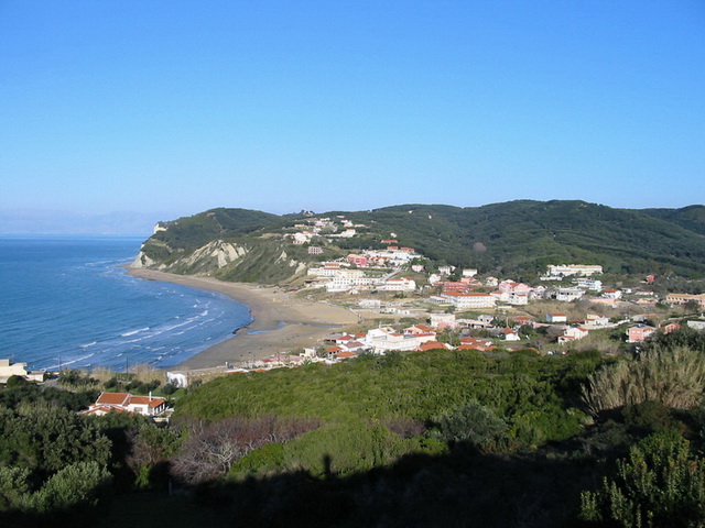 Cape Kefali - Blick auf Agios Stefanos (Westküste)